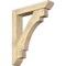 Ekena Millwork Merced Slat Rough Sawn Bracket w/ Offset Brace, Douglas Fir, 6"W x 30"D x 36"H BKT0604X30X36MRC06RDF - alternate 1